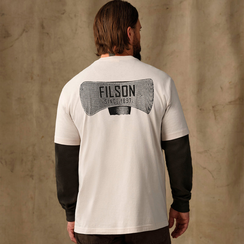 Axe graphic t-shirt by Filson | Natural (White)