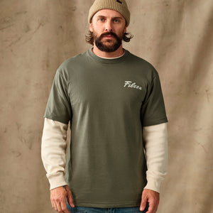 Buck graphic t-shirt by Filson | Shale (Green)