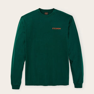 Scenic graphic t-shirt by Filson | Pine grove (Green)