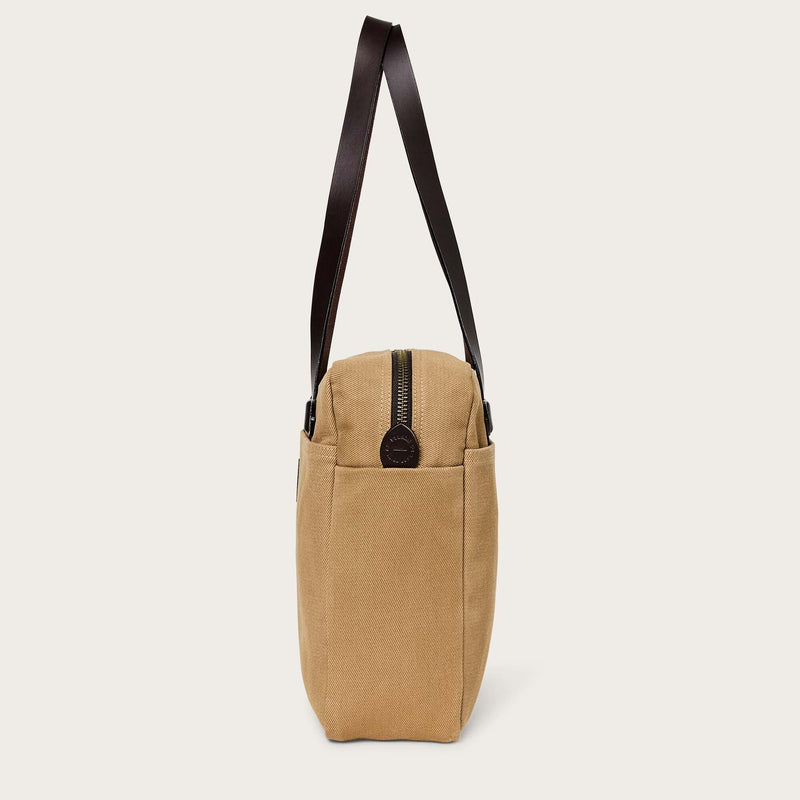 Small zipper tote bag by Filson | Tan (Beige)