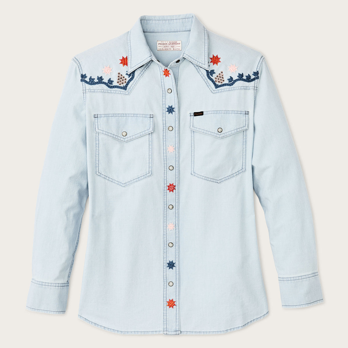 Women's Embroidered Western Shirt1