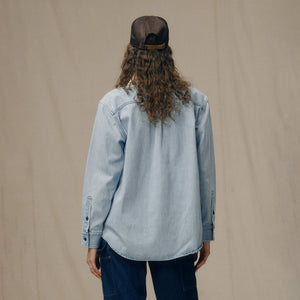 Women’s denim work shirt by Filson | Light indigo (Blue)