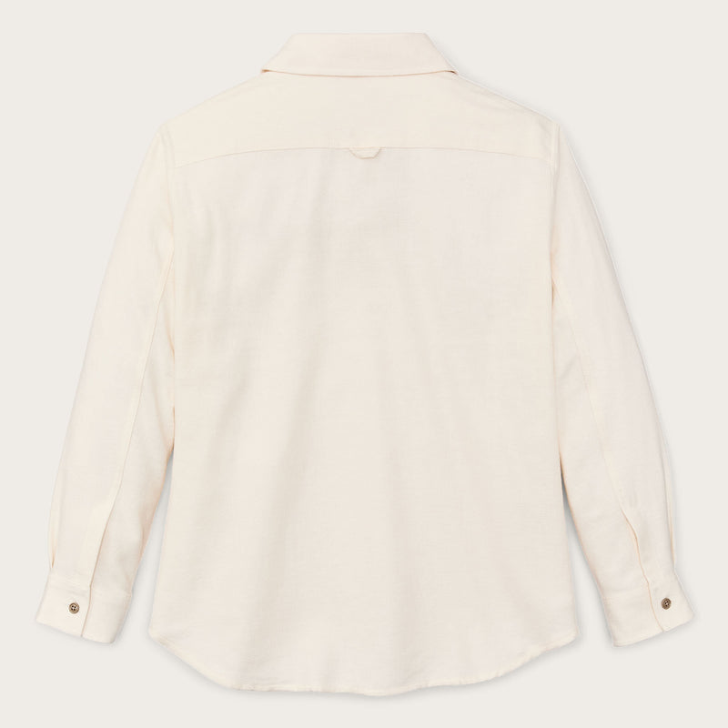 Chemise femme rangeland en flanelle par Filson | Natural heather (Beige)