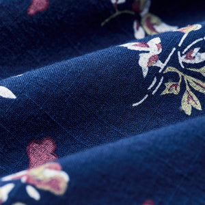 Women's camp shirt by Filson | Indigo / floral (Blue)