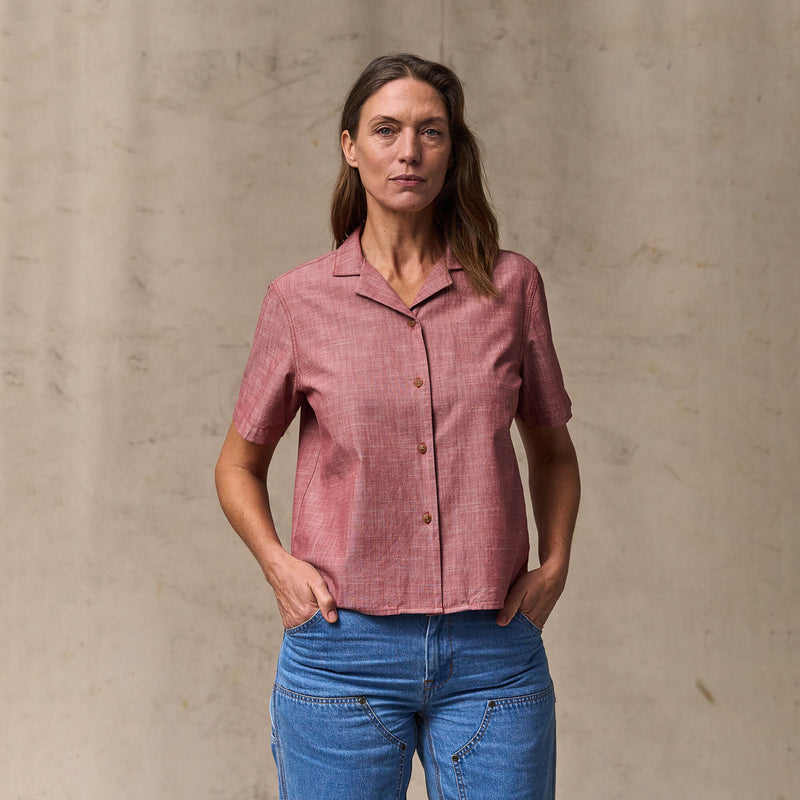 Women's camp shirt by Filson | Red rock (Red)