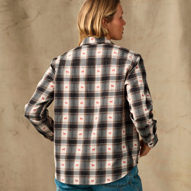 Women's ranch shirt by Filson | Cream print (Multicolor)