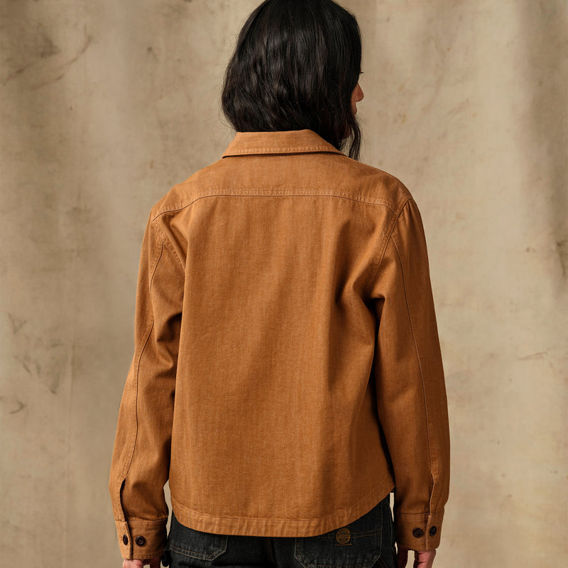 Women's denim shirt by Filson | Harvest tan (Brown)
