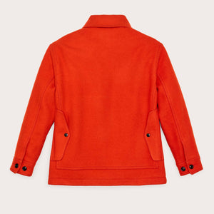 Women's mackinaw wool cruiser jacket by Filson | Flame (Orange)