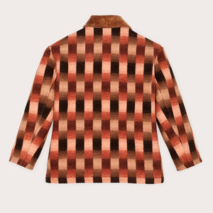 Women's blanket wool barn coat by Filson | Sunset ombre plaid (Multicolor)