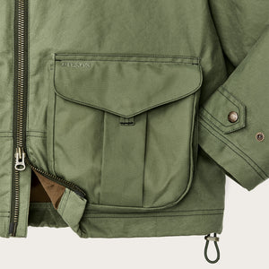Women's shelter cloth short work jacket by Filson | Sage olive (Green)