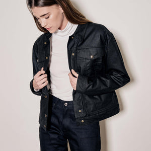 Women's short lined cruiser jacket by Filson | Black (Black)