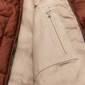 Women's waxed down jacket by Filson | Madder root (Brown)