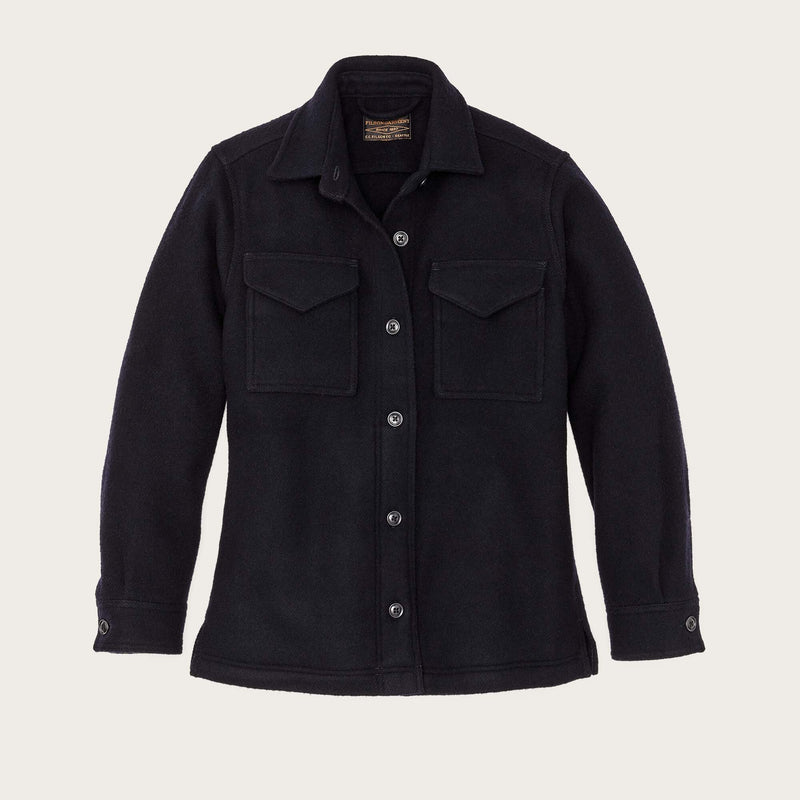 Women's seattle wool jac-shirt by Filson | Navy (Blue)