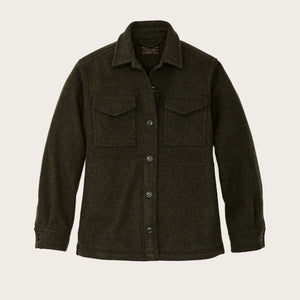 Women's seattle wool jac-shirt by Filson | Forest green (Green)