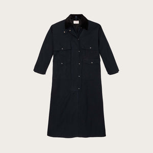 Women's dry tin duster coat by Filson | Navy (Blue)