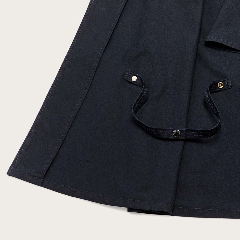 Women's dry tin duster coat by Filson | Navy (Blue)