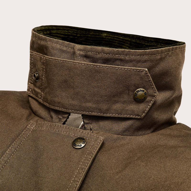 Women's dry tin duster coat by Filson | Marsh olive (Green)