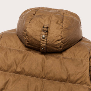 Women's waxed down parka by Filson | Dark tan/dark tan (Brown)