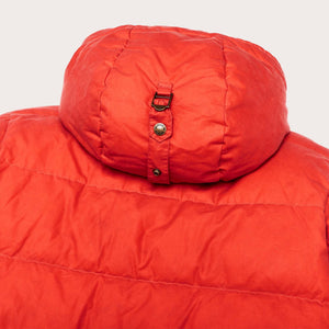 Women's waxed down parka by Filson | Campfire/dark tan (Orange)