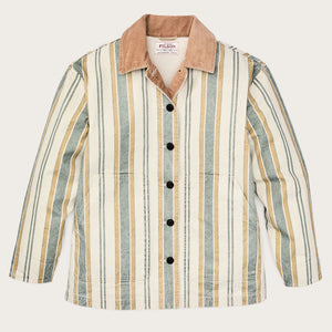 Women's canvas barn coat by Filson | Natural / yellow (Beige)