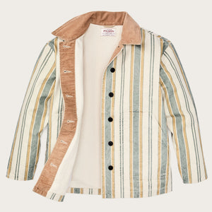 Women's canvas barn coat by Filson | Natural / yellow (Beige)