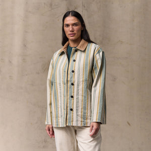 Women's canvas barn coat by Filson | Natural / yellow (Beige)