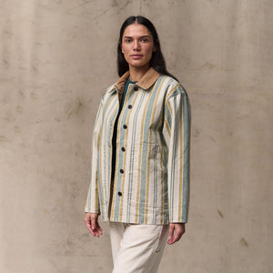 Women's canvas barn coat by Filson | Natural / yellow (Beige)