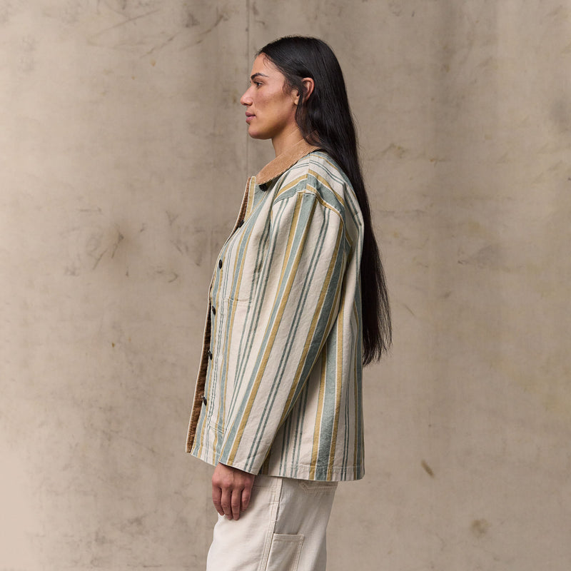 Women's canvas barn coat by Filson | Natural / yellow (Beige)