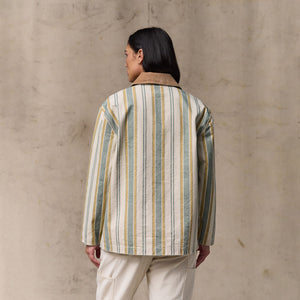 Women's canvas barn coat by Filson | Natural / yellow (Beige)