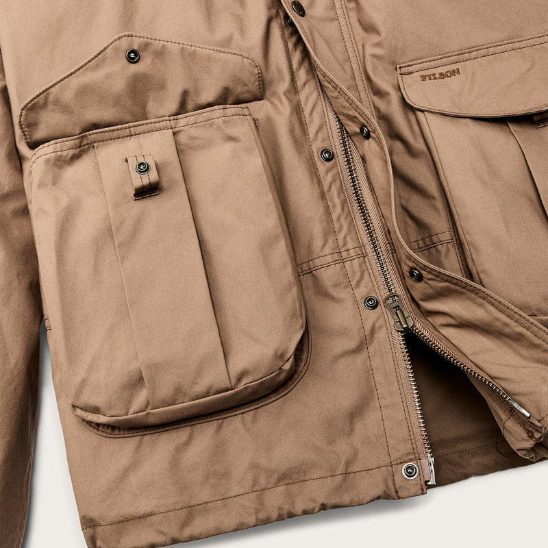 Women’s aviator wading jacket by Filson | Dark tan (Beige)