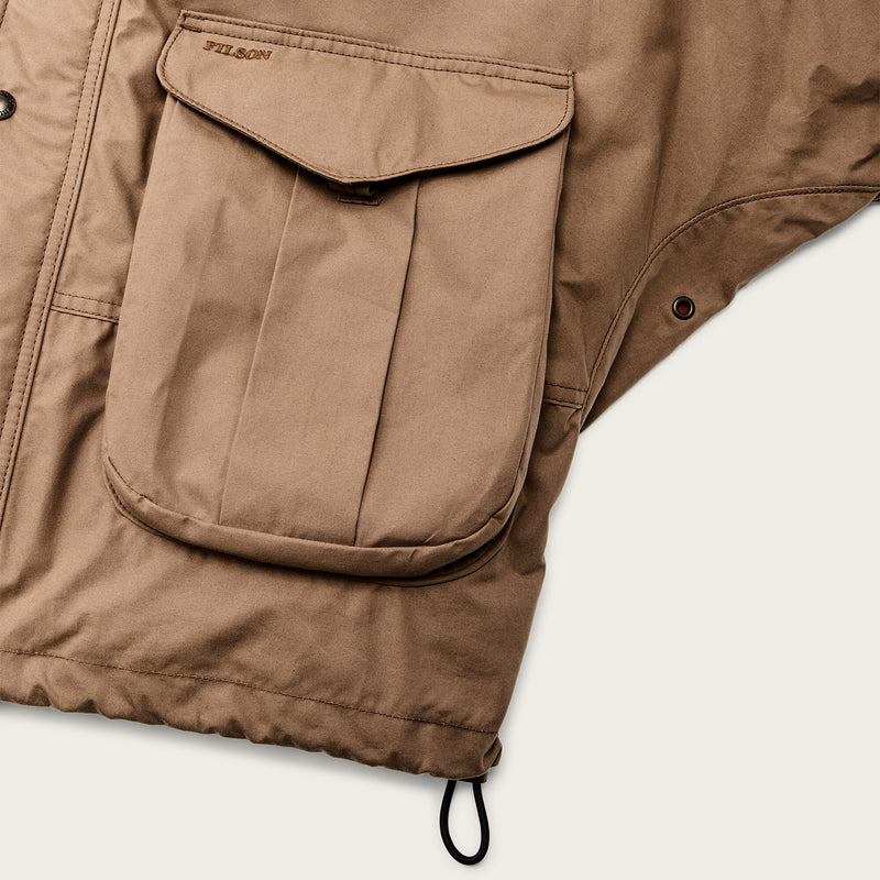 Women’s aviator wading jacket by Filson | Dark tan (Beige)