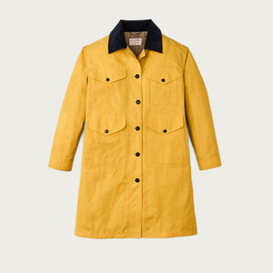 Women's dry waxed long cruiser by Filson | Yellow (Yellow)