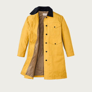 Women's dry waxed long cruiser by Filson | Yellow (Yellow)