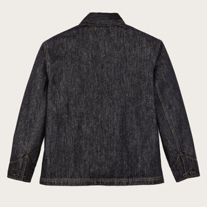 Barn jacket femme en denim par Filson | Rinse black (Gray)