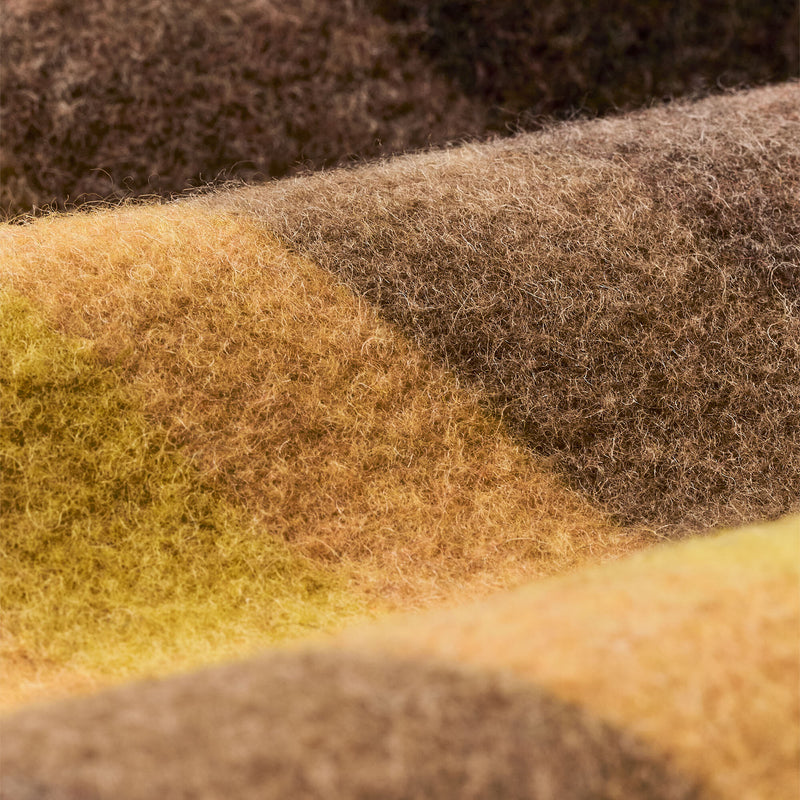 Manteau kodiak femme à col châle par Filson | Brown / yellow strip (Brown)