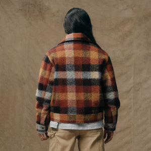 Women’s blanket wool jacket par Filson | Red / orange / black (Multicolor)