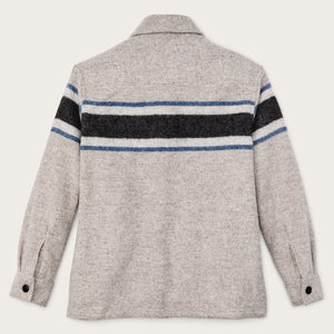 Women's wool overshirt by Filson | Gray / black blanket (Gray)