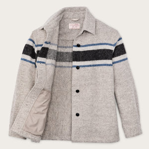 Women's wool overshirt by Filson | Gray / black blanket (Gray)