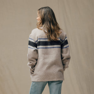 Women's wool overshirt by Filson | Gray / black blanket (Gray)