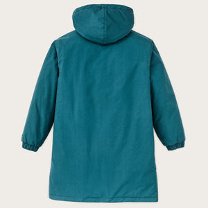 Manteau femme réversible laine polaire par Filson | Dark teal (Blue)