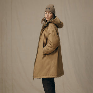 Women’s reversible wooly fleece coat by Filson | Tan (Brown)