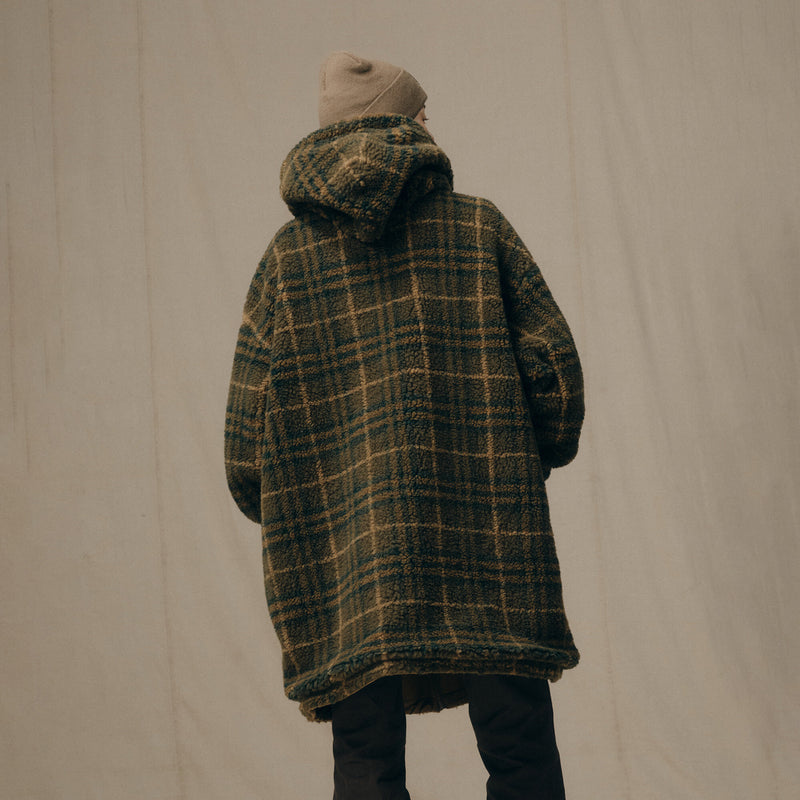 Women’s reversible wooly fleece coat by Filson | Tan (Brown)