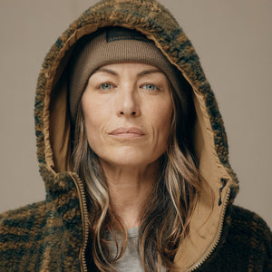 Women’s reversible wooly fleece coat by Filson | Tan (Brown)