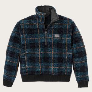 Popover femme en polaire par Filson | Blue / black plaid (Blue)