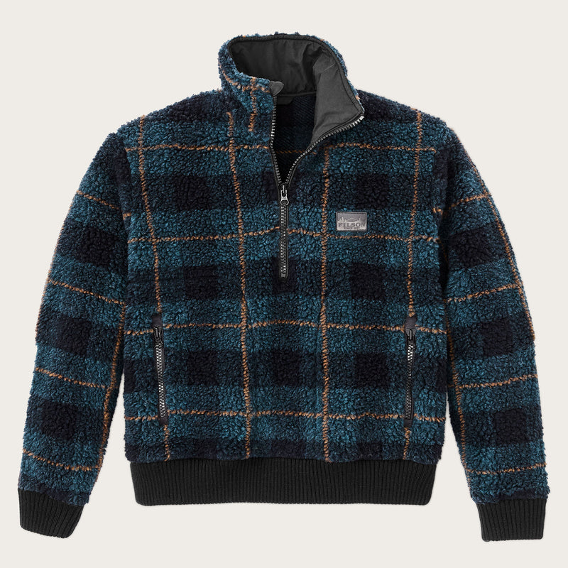 Popover femme en polaire par Filson | Blue / black plaid (Blue)