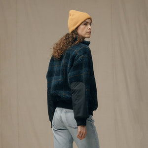 Popover femme en polaire par Filson | Blue / black plaid (Blue)