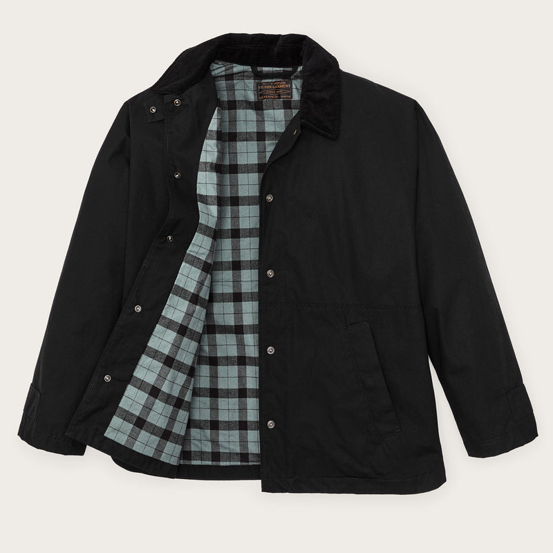 Veste harbor front femme cirée par Filson | Black (Black)