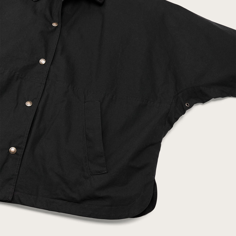 Veste harbor front femme cirée par Filson | Black (Black)