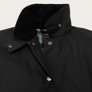 Veste harbor front femme cirée par Filson | Black (Black)