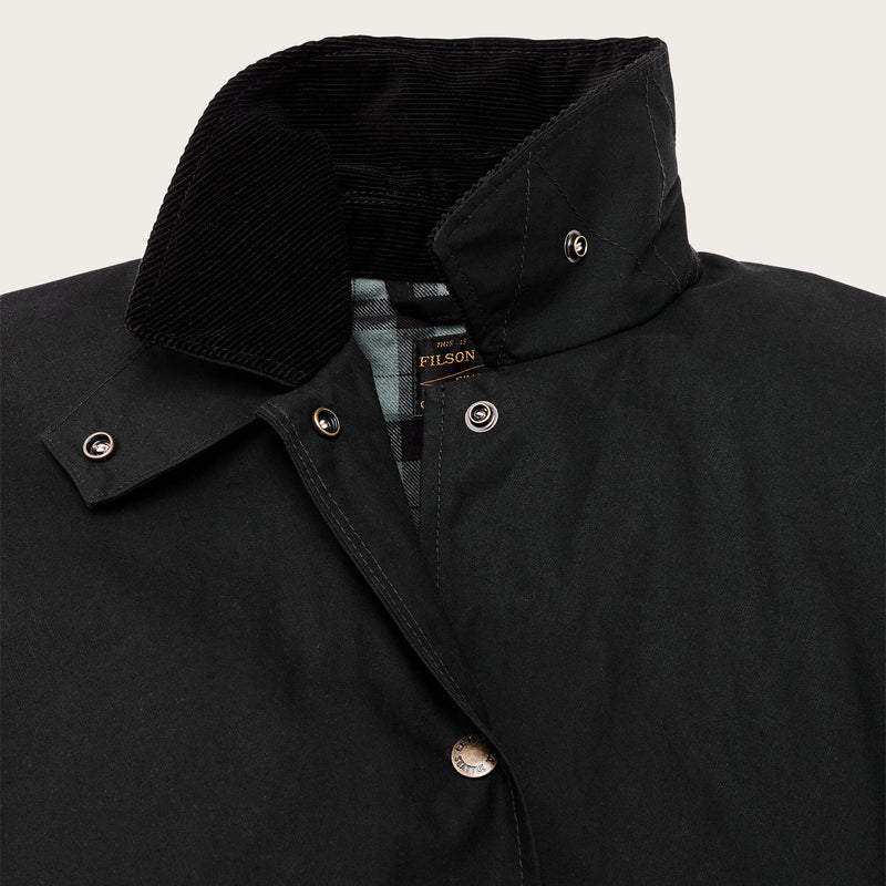 Veste harbor front femme cirée par Filson | Black (Black)